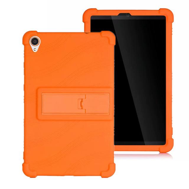 Soft Silicon Kids Case Voor Lenovo Tab M8 TB-8505F TB-8505X 8.0 Inch Tablet Funda Capa Cover Voor M8 Fhd TB-8705F/8705N Cover: Oranje