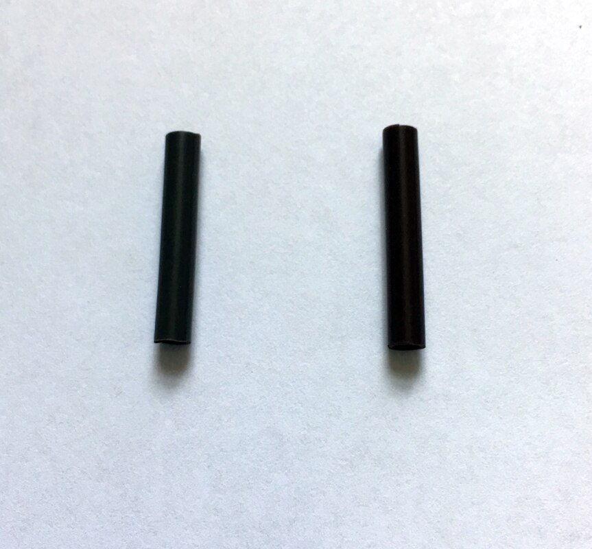 100 X Silicone Sleeves for Carp Fishings - Silicone Tube for Fishings- Brown / Dark Green Carp Fishing Accessories