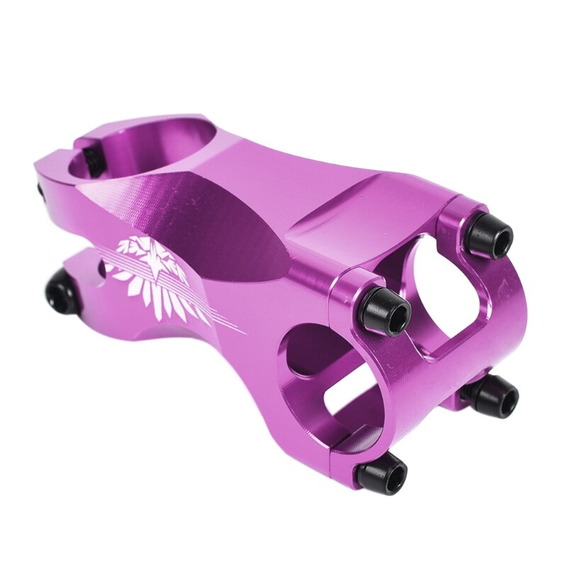 Vástago de manillar de bicicleta MTB 25,4 × 28,6mm DH/AM/XC vástago de Manillar de bicicleta de montaña 77HC: Púrpura