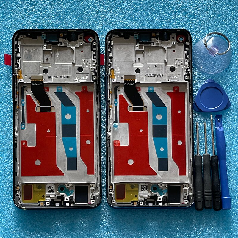 6.67 &quot; opprinnelig til huawei honor 50 lite ntn -lx1 lcd-skjermramme berøringspanel digitizer til honor 50 lite ntn -l22l -skjerm