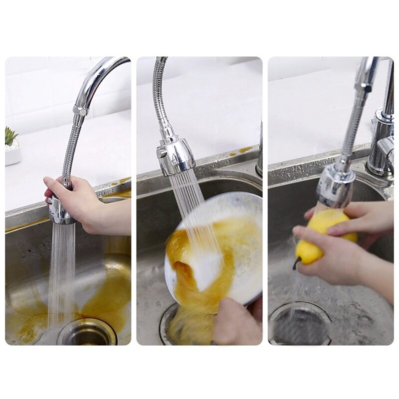 Guarnizione in silicone Anello di Tenuta con 2-pacchetto Rubinetto Della Cucina di Acqua risparmiatore Rubinetto Gorgogliatore Diffusore