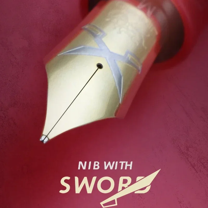 JINHAO 1935 TIANDAO pluma estilográfica Clip de guitarra 40MM punta de espada F/M suministros escolares de oficina papelería pluma de escritura