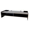 Besegad Decoratieve Houten Desktop Monitor Stand Riser Houder Over Toetsenbord Bureau Organisator Opbergdoos Geval Voor Computer Laptop Tv: Black