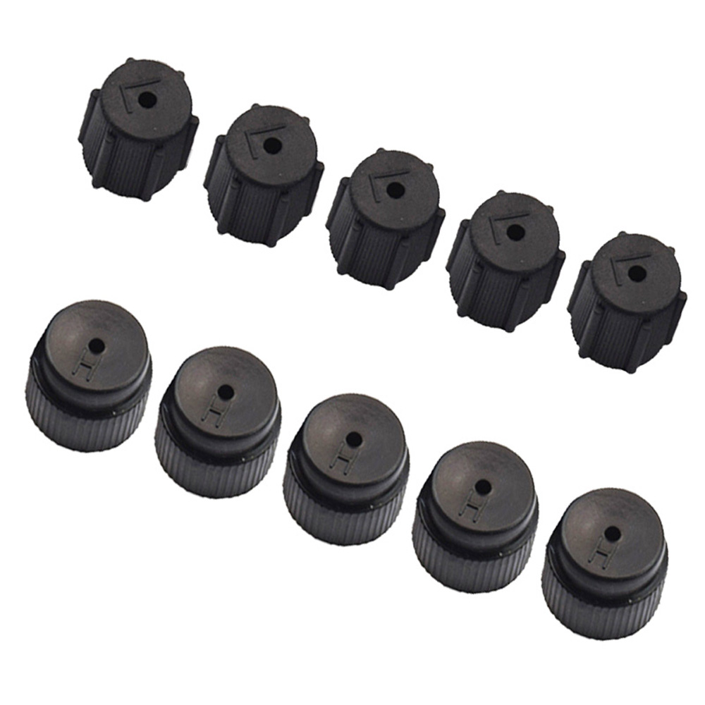 10pcs Universal Car Air Conditioning Cap Car R134a 13mm 16mm Ac System Cover Car High Low Side Dust Cap Auto Interior Accessorie