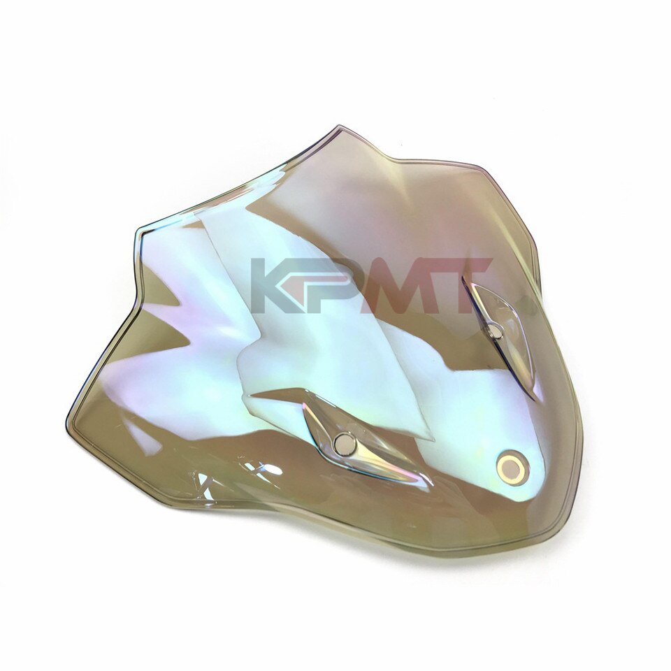 Pare-brise à Double bulle pour moto BMW S1000R S 1000R 1000 R – , déflecteurs de vent, flux d'air, fumée, moto: Clear iruidium