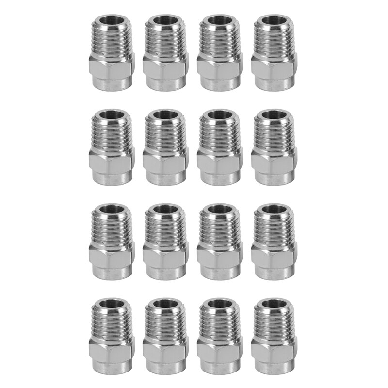 16 Pcs Pressure Washer Surface Cleaner Nozzle Thread Type Spray Nozzle to Water Broom and Undercarriage Cleaner: Default Title