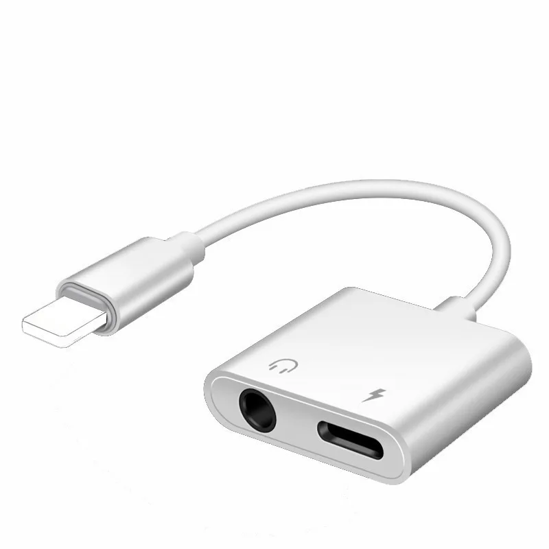 Für Apfel iPhone Kopfhörer Adapter 2-in-1 3,5mm Audio- Konverter Kabel Auto Audio- Ausrügestochen Zubehör Motorrad ausrügestochen Teile