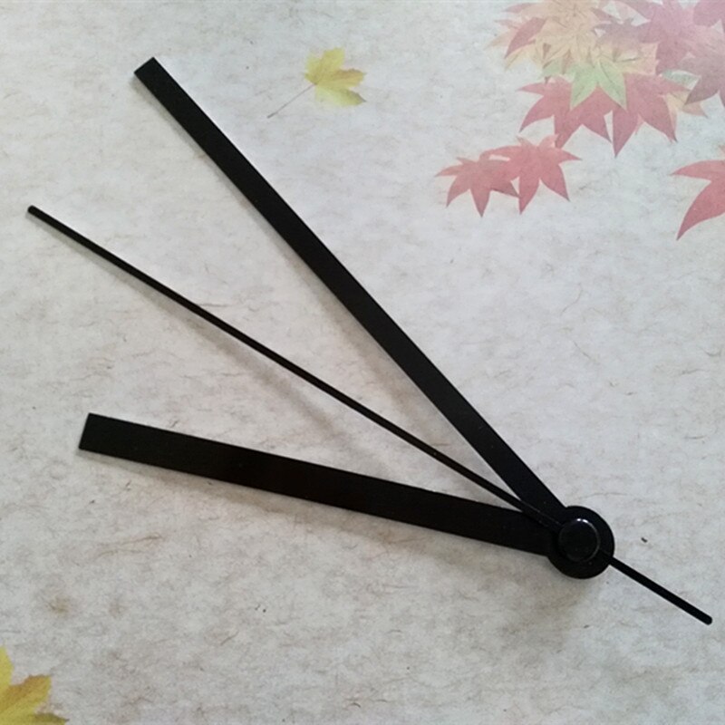 50Sets Metal Black Color Clock Quartz Hands For DIY Wall Clock Parts Fast