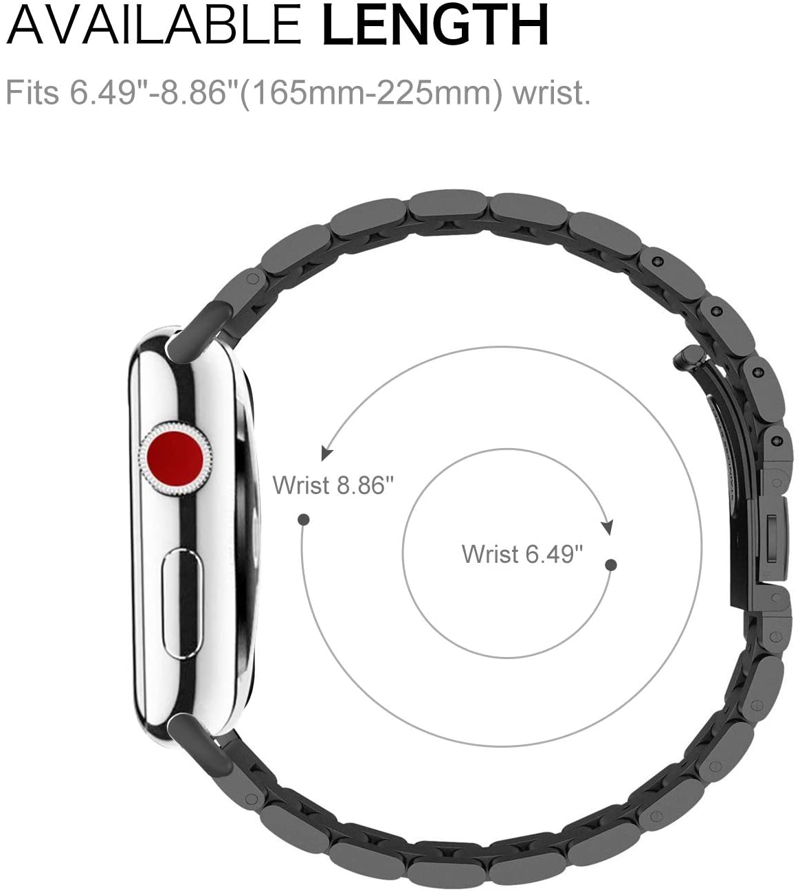Metalen band voor Apple Watch Ultra 2 Band 49 mm roestvrijstalen armband voor iWatch 10 9 8 7 6 46 mm 42 mm 41 mm 45 mm 38 44 mm 40 mm