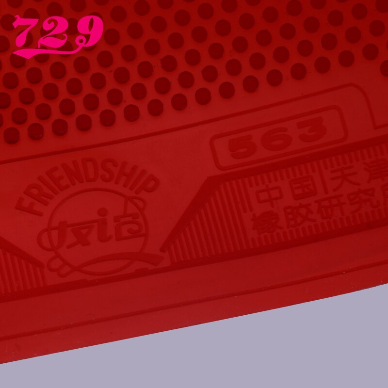 Amistad 729 563 pips-out Tenis de Mesa buey de goma sin esponja ping pong de goma