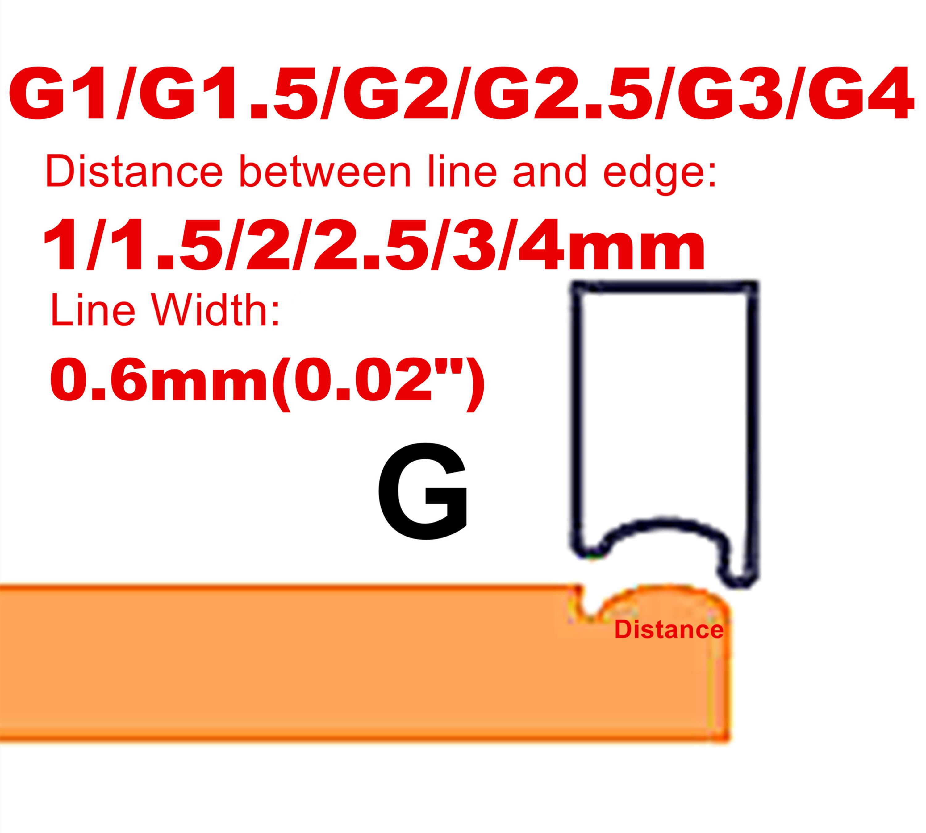 1pc G2 Leather Craft Electric Edge Crease Edging Creasing Machine Soldering Iron Replace Head Tip Edger Creaser Tool M5 Screw