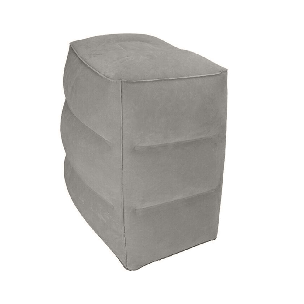 Adjustable Travel Pillow PVC Inflatable Foot Pad Airplane Car Bus Footrest Pillow Kids Flight Sleeping Resting Pillow