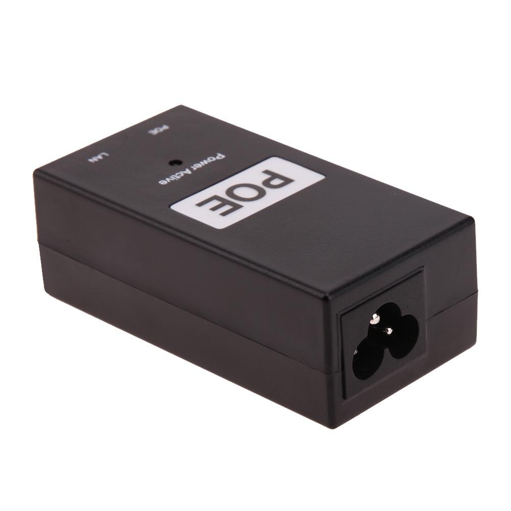 Poe Voeding Dc Adapter 24V 0.5A 24W Desktop Poe Power Injector Ethernet Adapter Cctv Surveillance