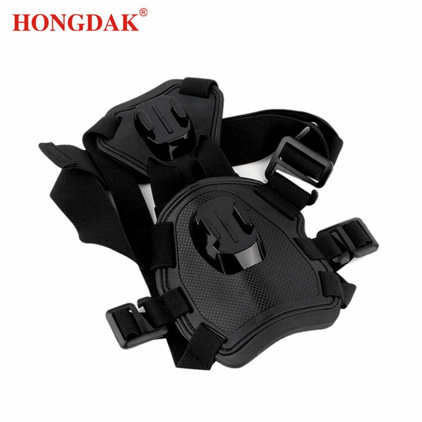 Hongdak – harnais réglable pour Gopro, Kit de récupération de chien, ceinture de poitrine, crochet en J, boucle de Base