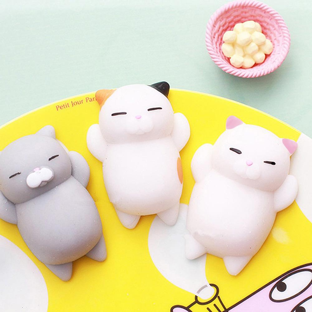 Squeeze 1Pc Mini Leuke Mochi Healing Reliever Decor Kids Kawaii Stress Dier Noverty Speelgoed Anti Stress Fun Speelgoed