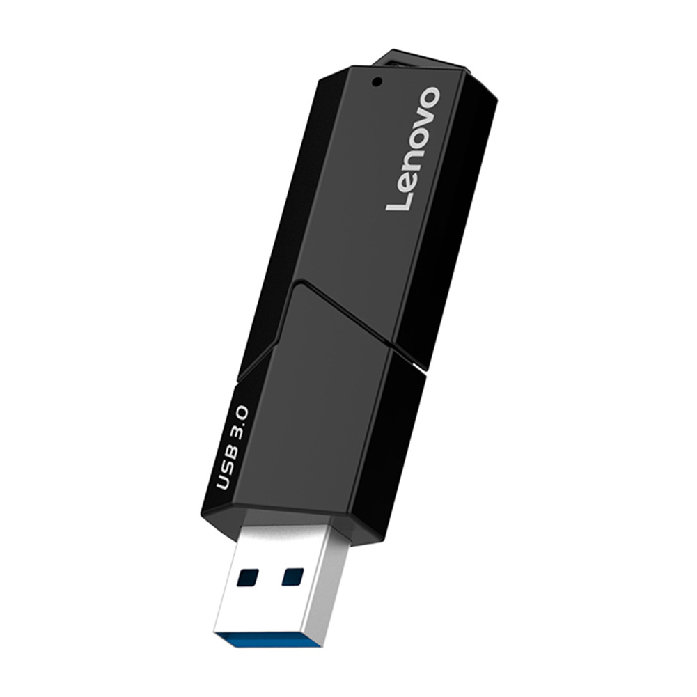 Lenovo D204 Portable 5Gbps USB 3.0 Card Reader 2 in 1 SD TF Memory Cards Adapter for Computer PC