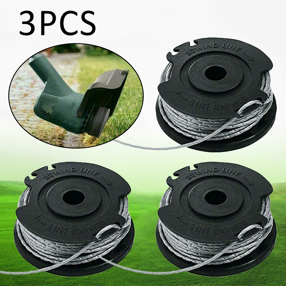 3Pcs 4m*1.65mm Trimmer Spool Line Spool For BOSCH ART 23/26 SL Trimmer Spool Lawn Mower Accessories Home Garden Lawn Trimming