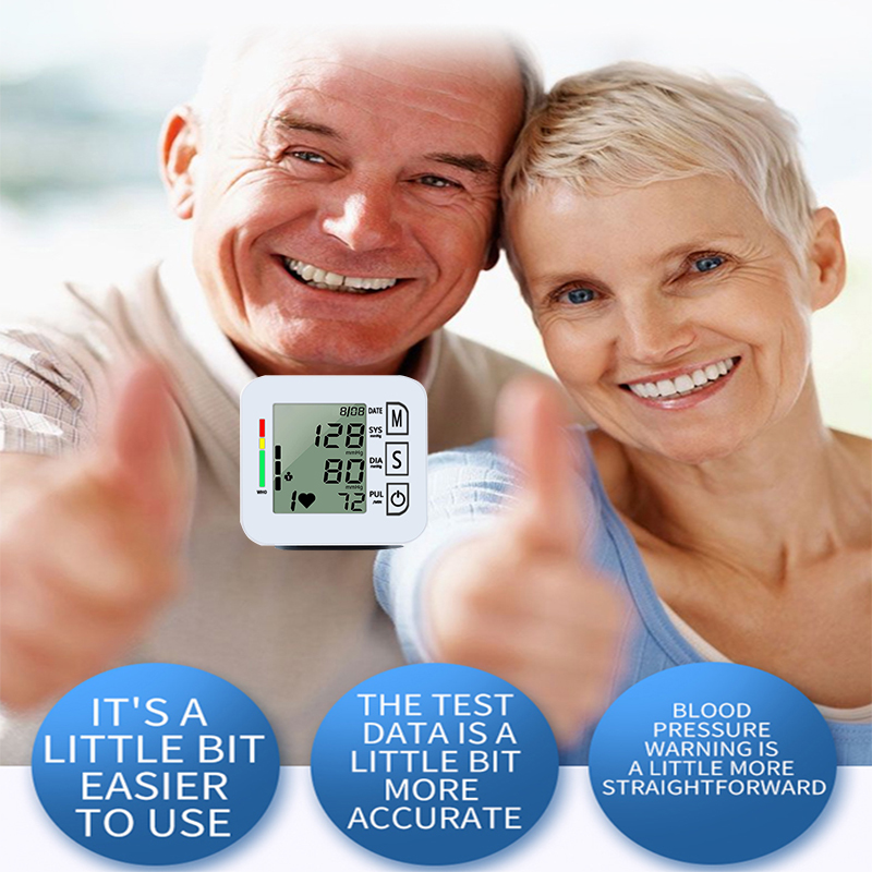 Automatische Digitale Pols Bloeddrukmeter Voor Meten Heart Beat Pulse Rate Dia Tonometer Bloeddrukmeter Oximeter