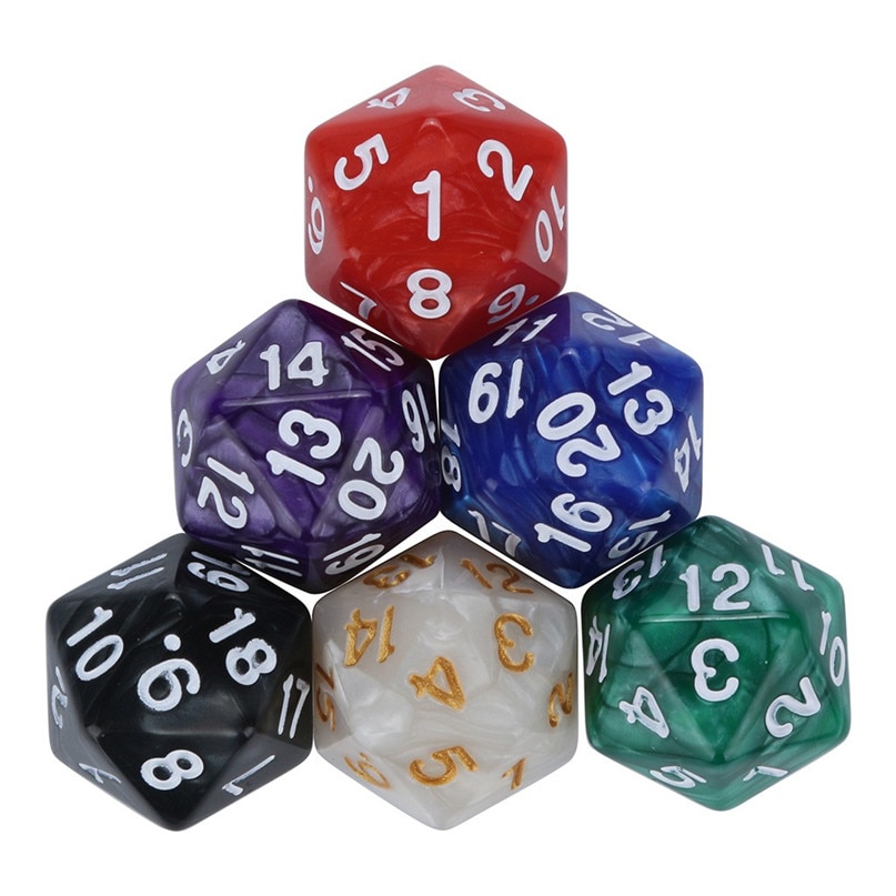 Digitale Dobbelstenen Voor TRPG Game Polyhedral D4-D20 Multi Zijdige Acryl Dobbelstenen EEN perfect cadeau 6/7/10pcs dobbelstenen #2h07