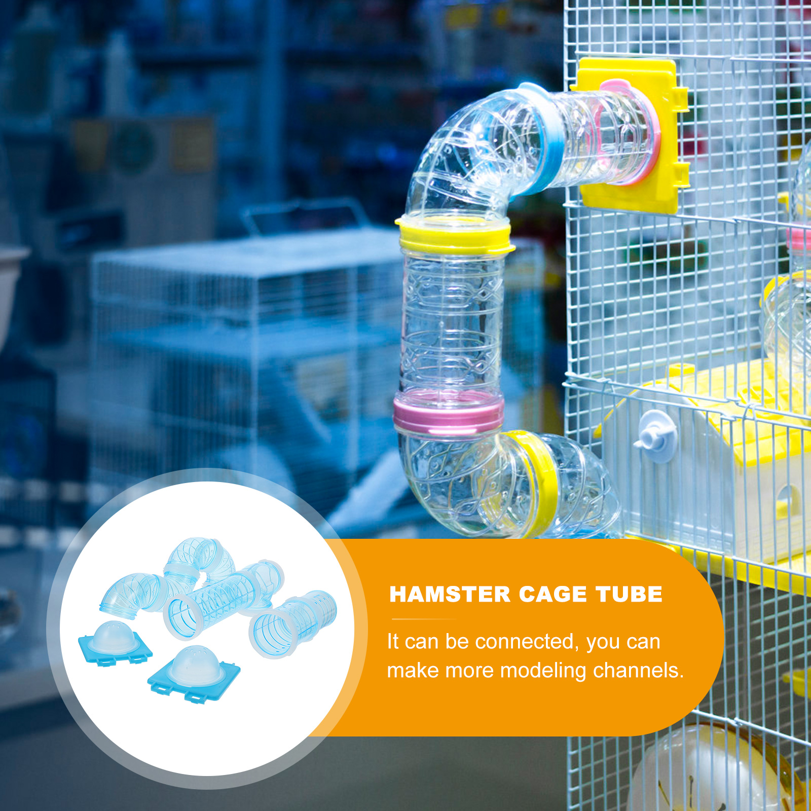 1 ensemble DIY Tunnel à Hamster, tuyau en plastique, Cage à Hamster