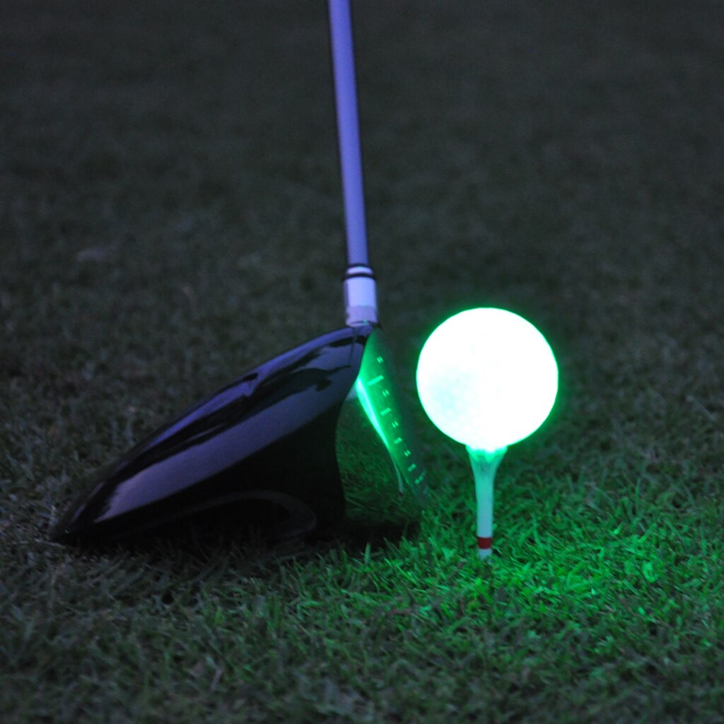 3 stycken glöd i mörkt led light up golfboll officiell storlek vikt för utomhus inomhus nattgolf