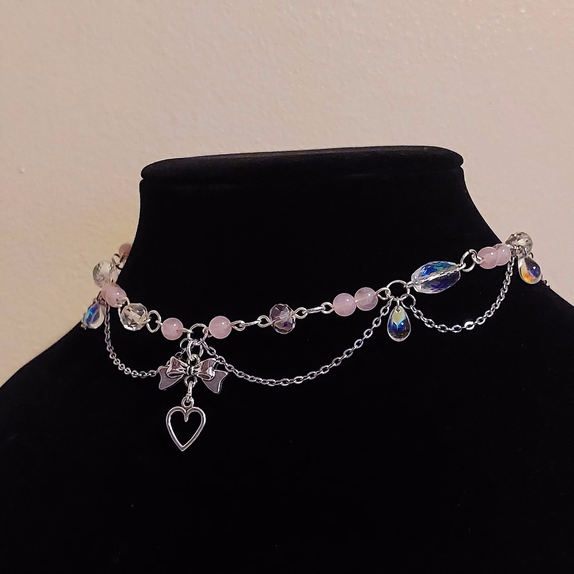 Collier Mirabelle | Bijoux de collier délicats | Coquette | Collier de bijoux de Y2K