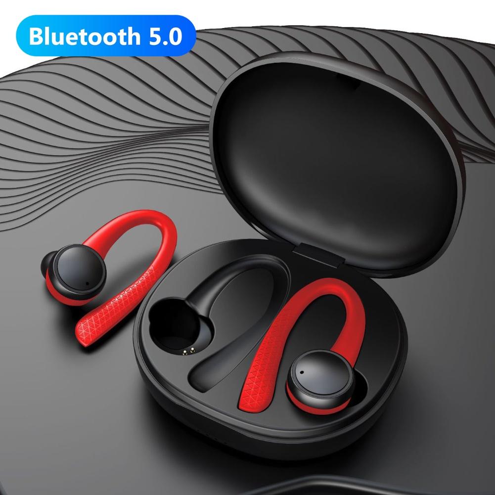 Auriculares T7 Pro con TWS, inalámbricos por Bluetooth 5,0, auriculares estéreo HiFi deportivos impermeables con micrófono