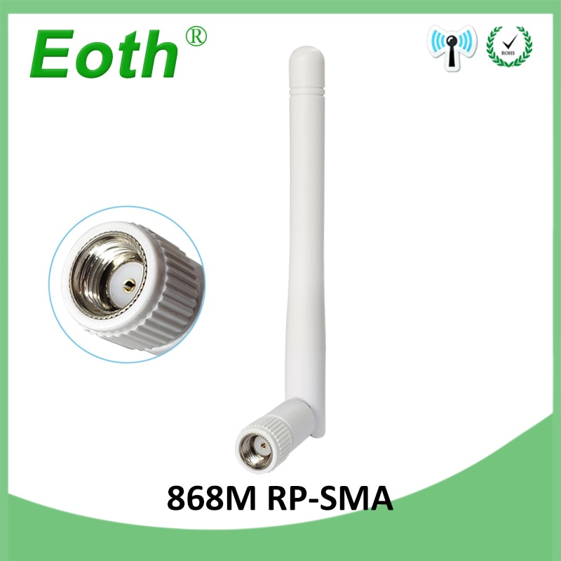 EOTH 1 2 5pcs 868mhz antenna 3dbi sma female 915mhz lora antene pbx iot module lorawan signal receiver antena high gain