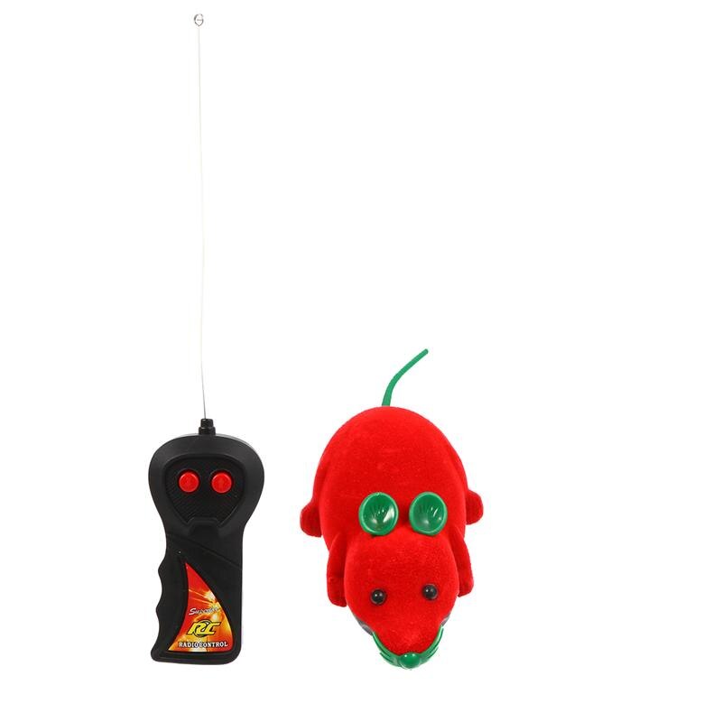 Juguete de rata eléctrica con Control remoto para gatos jugando, juguete divertido para gatos: Red