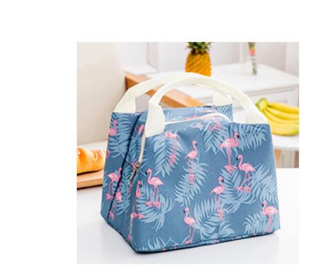 Insulated Oxford Thermal Lunch Bag Kids School Oxford Food Storage Bag Picnic Container Tote Bag Cases 1PCS: F