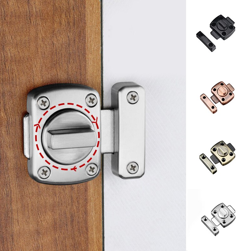 1Pc Deurslot Cast Metalen Haak Klink Home Decoratie Ornament Wc Deuren Haakse Sliding Gate Lock