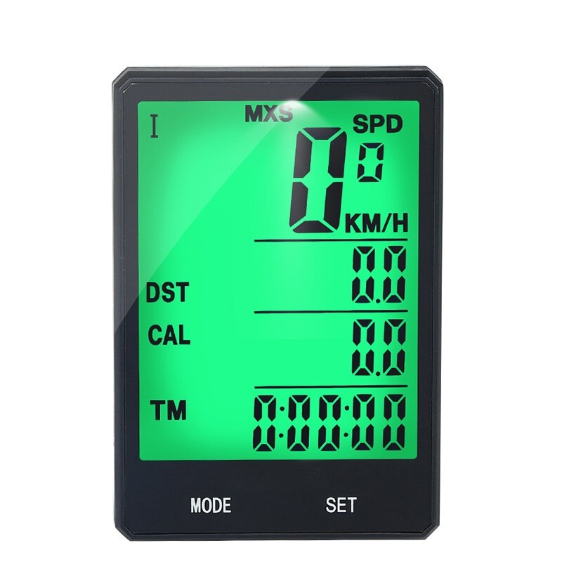 INBIKE 2.8 Inch Grote Scherm Fiets Computer Draadloze Fiets Computer Regendicht Snelheidsmeter Kilometerteller Fietsen Meetbare Stopwatch