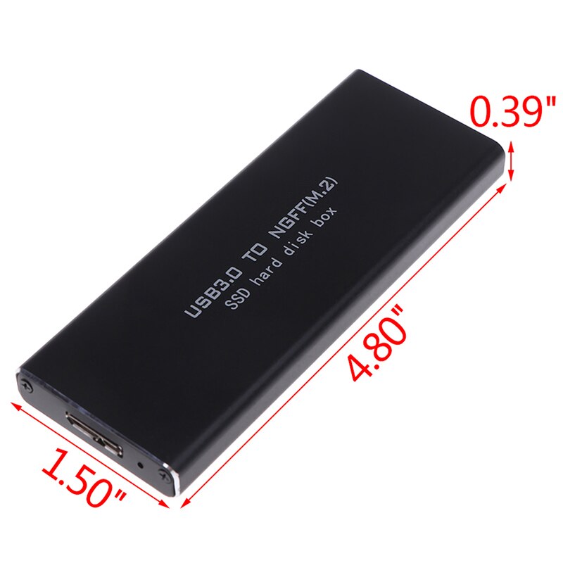 Usb-c m .2 ngff harddisk kabinett b nøkkel sata ssd leser til usb 3.0 adapter