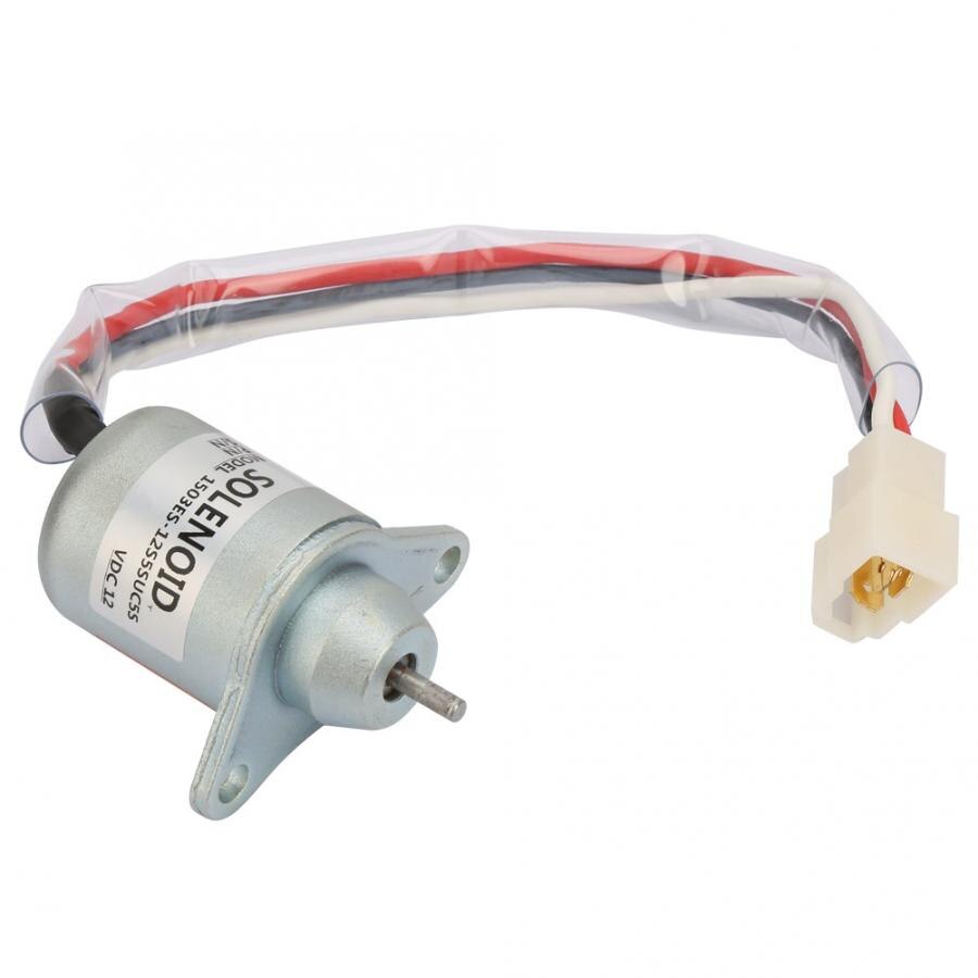 12V Diesel Fuel Engine Shut off Stop Solenoid Valve Replacement Kit 1503ES-12S5SUC5S Solenoid
