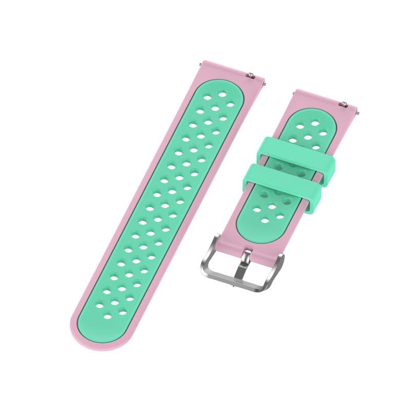 Dual Colors Silicone Strap for Sansung galaxy watch active Band Sports Strap Bracelet Replacement Band Watchband TXTB1