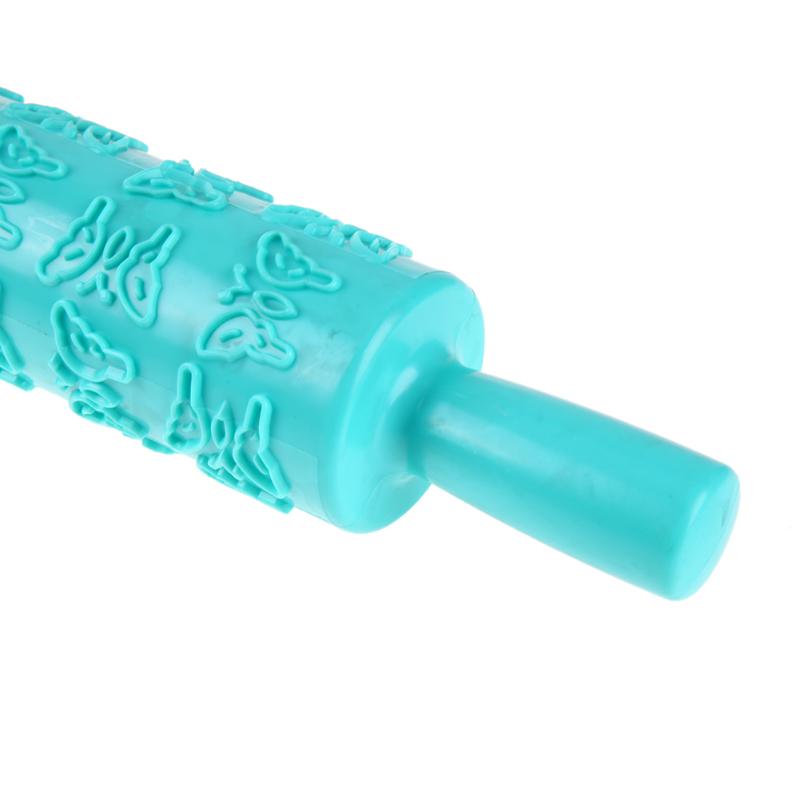 1 pc Verschillende Patronen Deegroller Handleiding Deeg Roller Plastic Pasta DIY Fondant Embossing Deegrol bakvormen gereedschap