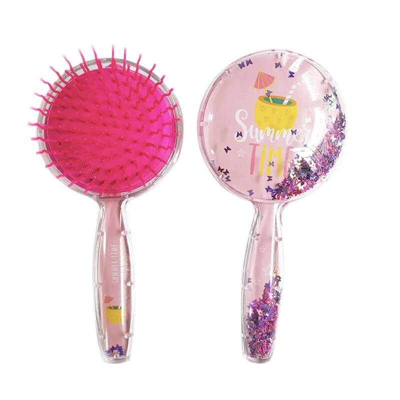 Baby Meisje Haar Borstel Anti-Statische Massage Kammen Cartoon Prinses Haar Kinderen Borstel Mooie Baby Meisje Care Haar Kam haar Accessoires
