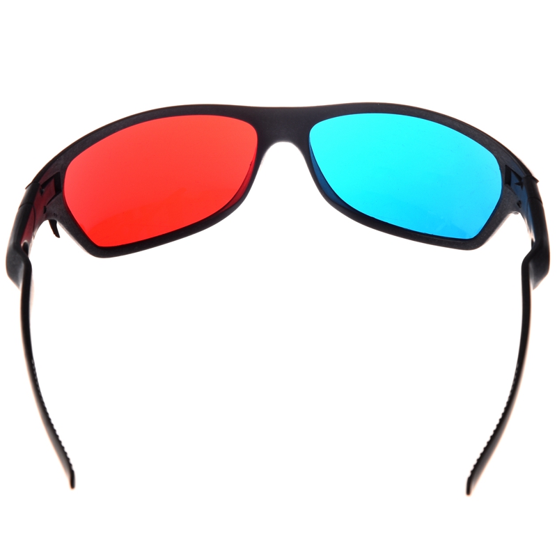 Rood-Blauw/Cyaan Anaglyph Eenvoudige Stijl 3D Bril 3D Movie Game (Extra Upgrade Stijl)