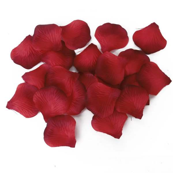 100Pcs Rozen Bloemblaadjes Kunstmatige Bloemen Voor Bruiloft Decoratie-Geleidelijke Rood