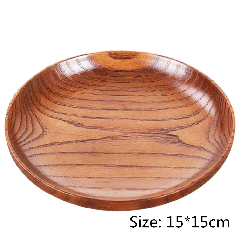 Japanischen Stil Holz Schüssel Löffel Suppe/Salat Reis Schalen Ramen Schüssel Natürliche Holz Geschirr Entzückende: Platte