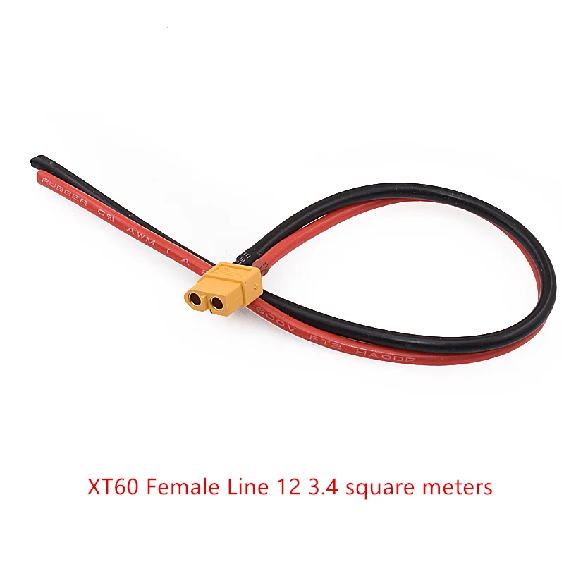 RC Batterij Oplader 18 AWG 16AWG 12AWG 10AWG XT60 XT90 EC5 Plug Mannelijke Vrouwelijke Verlengkabel Draad Connector 10 CM/20 CM/30 CM: WHITE / Lijn Connector