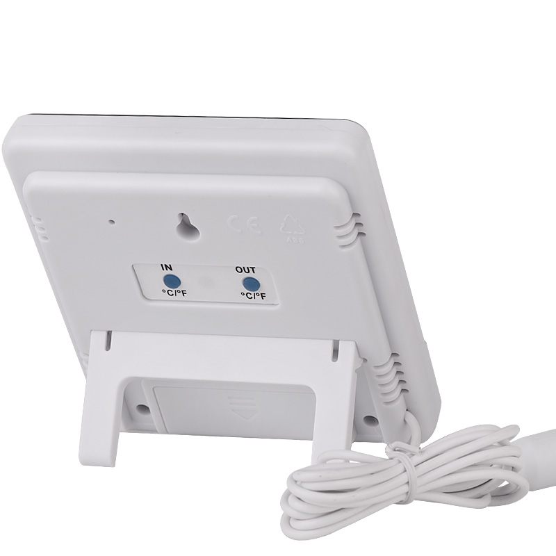 In & Out Two Channels Thermo-Hygrometer Digital LCD Electronic Temperature Humidity Meter Weather Station Thermometer Hygrometer