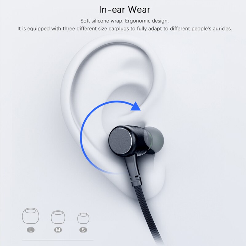 AWEI G30BL Neckband Bluetooth Headphone Magnetic Bluetooth Earphone Sport with mic Stereo Wireless Headset for phone Earbuds