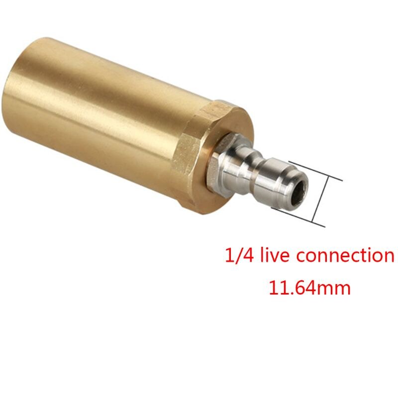 Høytrykks roterende dyse av rent kobber 3600 psi innenlands 360 grader keramisk spole vaskedyse bilvaskeverktøy tilbehør