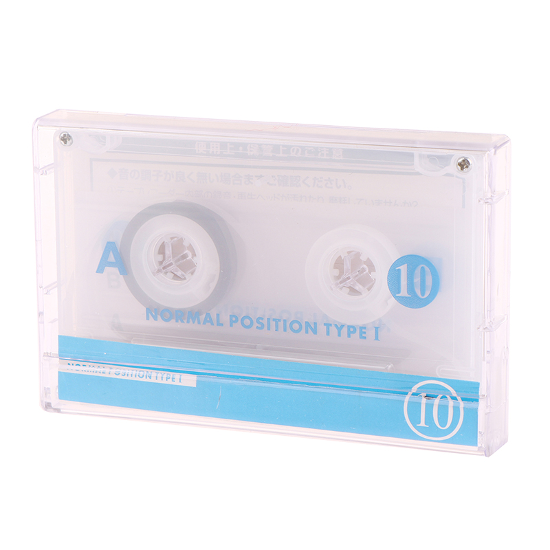 1 Pc Standard Cassette Blank Tape Player Empty With 10 Minute Magnetic Audio Recording For Voice Music