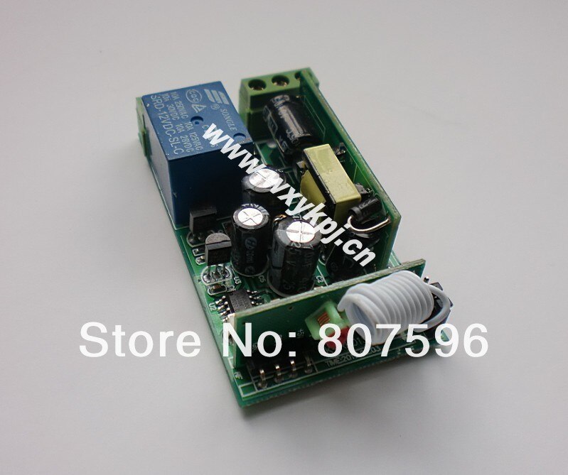 Long Distance AC85V~250V 10A 1 Channel Wireless On Off Remote Control System 1 Transmitter &1Receiver AC 220V 2000M