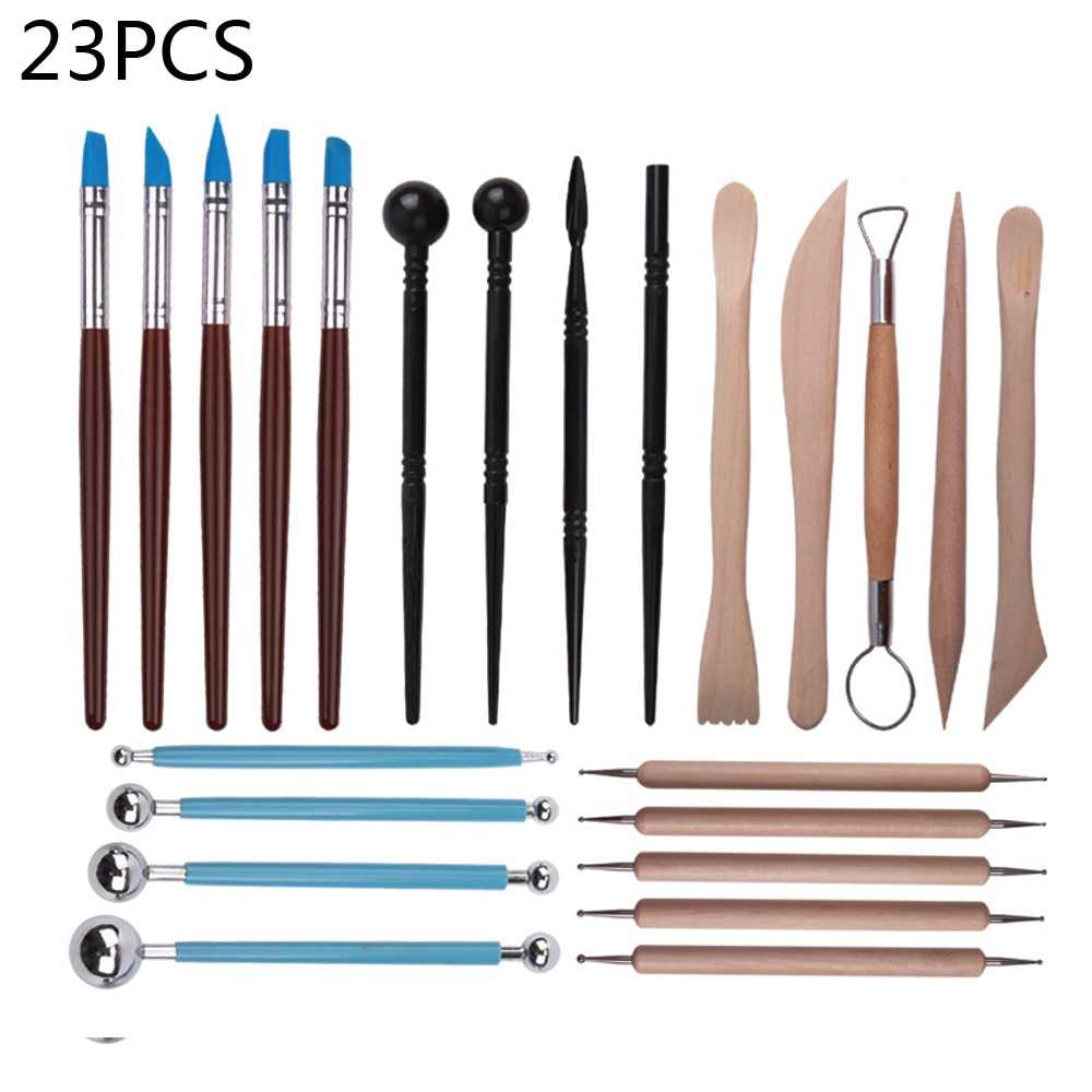 23 Uds Kit de modelado de tallado de puntos, pintura de objeto artístico con Mandala en relieve, juegos para pintar DIY patrón con relieve