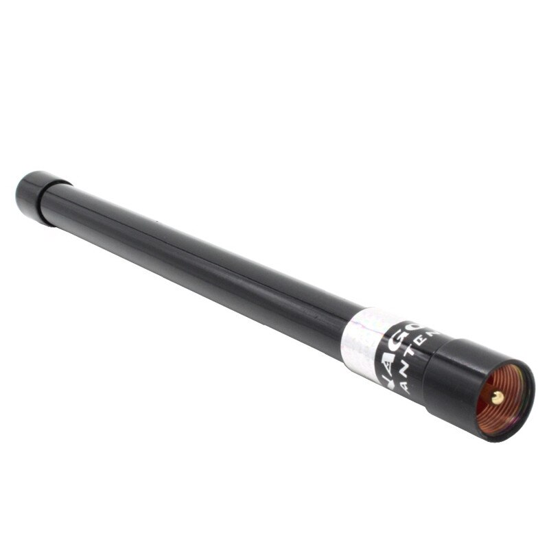 Nagoya NL-350 Dual Band 136-174Mhz/400-500Mhz 100W 3.0dBi High Gain Glasvezel Antenne voor Mobiele/Station Auto Radio: black