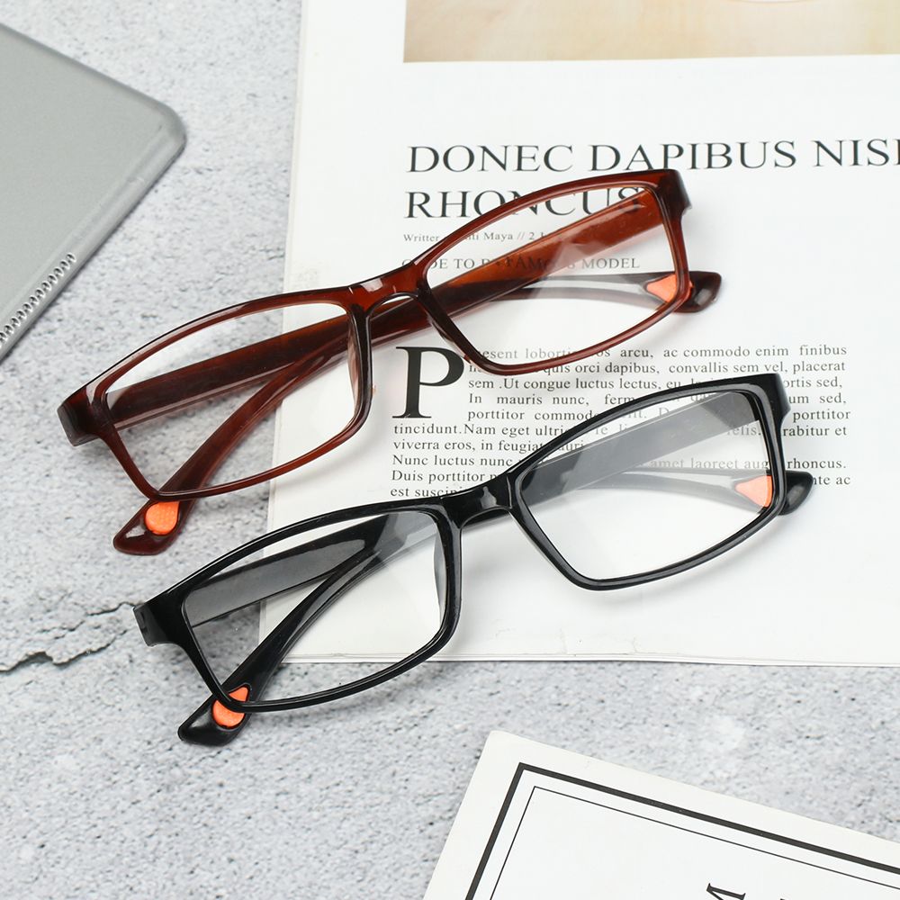 Vintage TR90 Square Frame Reading Glasses Women Men Ultralight Presbyopic Eyeglasses Optical Hyperopia Eyewear