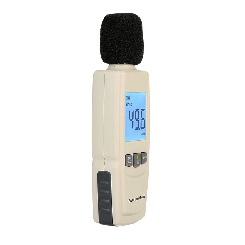 Mesure automatique du niveau sonore, 30 à 130dB, contrôle des décibels, ± 1.5 dB, haute précision 31.5Hz ~ 8.5KHz, norme internationale